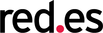 Logotipo de red.es, organismo español dedicado a la promoción de la economía digital y el desarrollo de la infraestructura tecnológica en España.